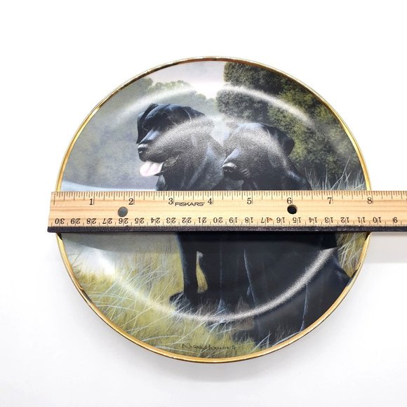 Sporting Companions Collector Plate By Nigel Hemming Numbered Lab Hunting Dogs - Picture 6 of 8